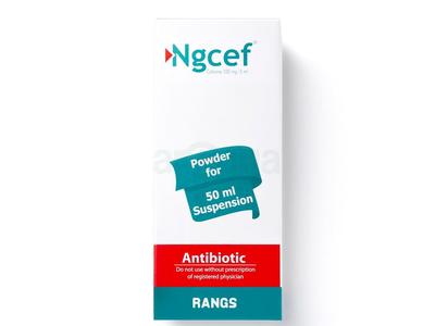 Ngcef 100 mg/5 ml Powder for Suspension