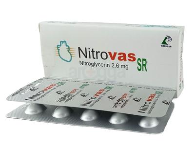 Nitrovas SR 2.6 mg Tablet