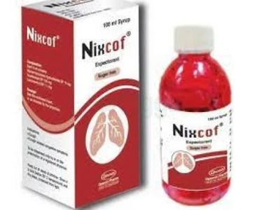 Nixcof (100 mg+1.1 mg+14 mg)/5 ml Syrup