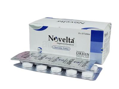 Novelta 480 mg+20 mg Chewable Tablet