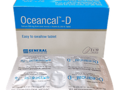 Oceancal D 500mg+200IU Tablet