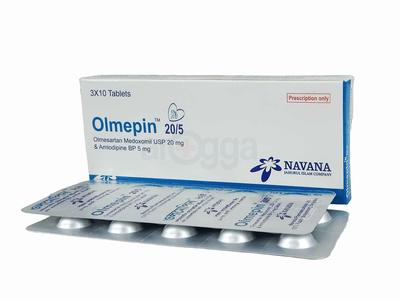 Olmepin 5/20 5mg+20mg Tablet