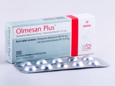 Olmesan Plus 20 mg+12.5 mg Tablet