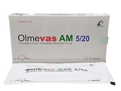 Olmevas AM 5/20 5mg+20mg Tablet