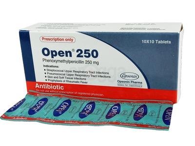 Open 250 mg Tablet