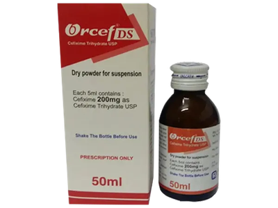 Orcef DS 200 mg/5 ml Powder for Suspension