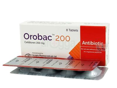Orobac 200 200 mg Tablet