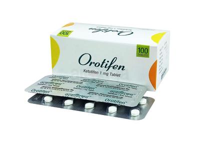 Orotifen 1 mg Tablet