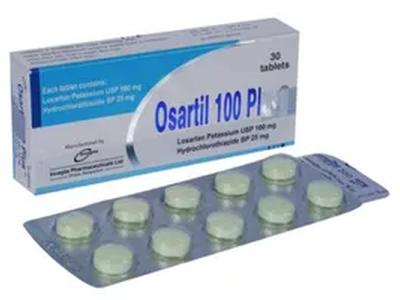 Osartil Plus 100 mg+25 mg Tablet