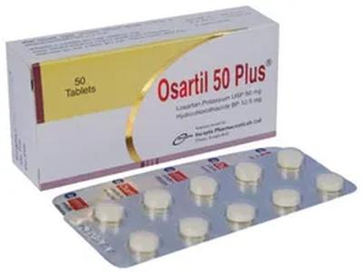 Osartil Plus 50 mg+12.5 mg Tablet