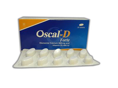 Oscal-D Forte 600mg+400IU Tablet