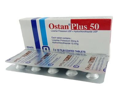 Ostan Plus 50 12.5 mg + 50 mg Tablet