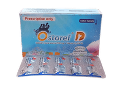 Ostoref D 500mg+200iu Tablet