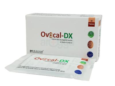 Ovocal-DX 600 mg + 400 IU Tablet