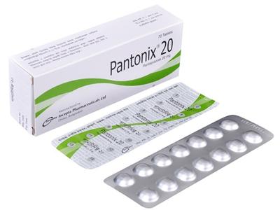 Pantonix 20 mg Tablet