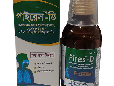Pires-D 130 mg + 280 mg + 40 mg/100 ml Syrup