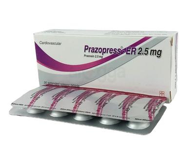 Prazopress ER 2.5 2.5 mg Xr Tablet