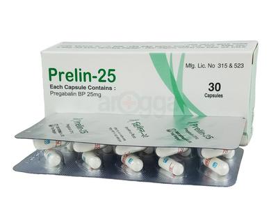Prelin 25 25 mg Capsule