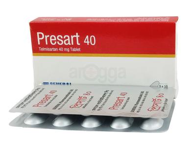Presart 40 40 mg Tablet