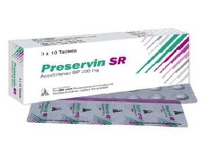 Preservin SR 200mg Tablet