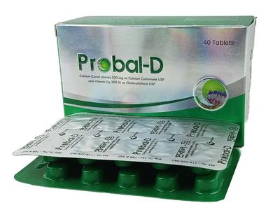 Probal-D 500mg+200IU Tablet