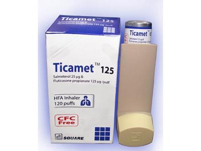 Ticamet 25 mcg+125 mcg Inhaler