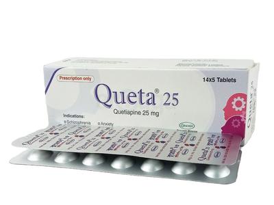 Queta 25 25 mg Tablet