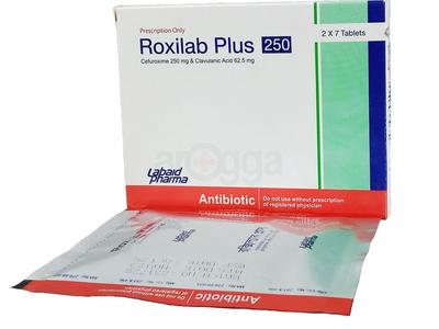 Roxilab Plus 250 250 mg + 62.5 mg Tablet
