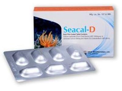 Seacal D 500mg+200IU Tablet