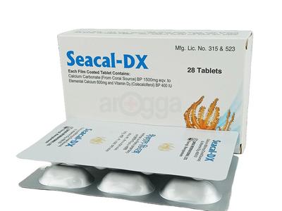 SeaCal DX 600mg+400IU Tablet