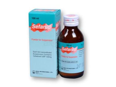 Sefanid 125 mg/5 ml Powder for Suspension