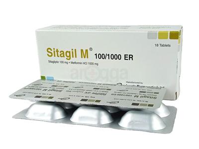 Sitagil M 100/1000 ER 1000 mg + 100 mg Er Tablet