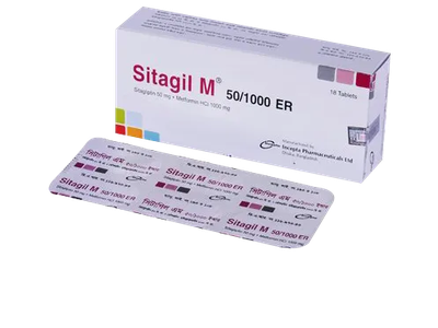 Sitagil M 50 mg+1000 mg ER Tablet