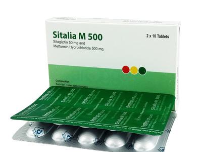 Sitalia M 500 500 mg + 50 mg Tablet