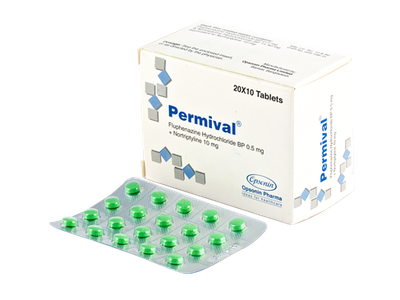 Permival 0.5 mg + 10 mg Tablet