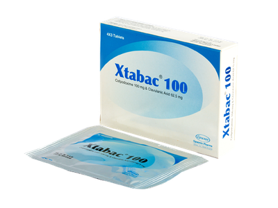 Xtabac 100 mg+62.5 mg Tablet