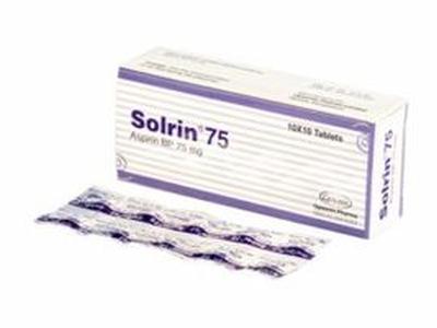 Solrin 75 75mg Tablet