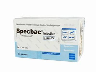 Specbac 1 gm/vial IV Injection