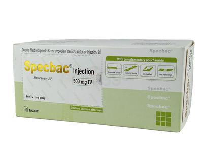 Specbac 500 mg/vial IV Injection