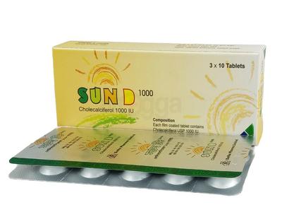 Sun D 1000 1000 IU Tablet