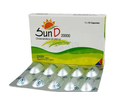 Sun D 20000 20000 IU Capsule