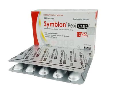 Symbion 12/400 Bexicap 400 mcg + 12 mcg Cozy Cap