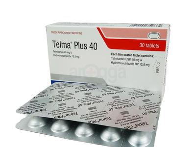 Telma Plus 40 12.5 mg + 40 mg Tablet