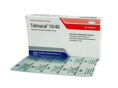 Telmacal 10/40 10mg+40mg Tablet