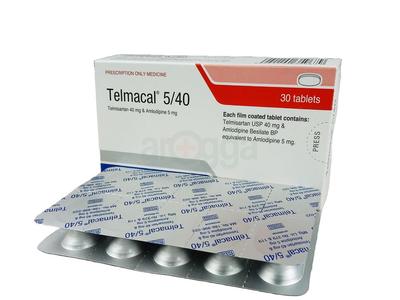 Telmacal 5/40 5mg+40mg Tablet