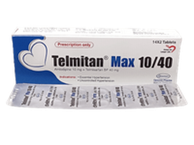 Telmitan Max 10/40 10/40mg Tablet