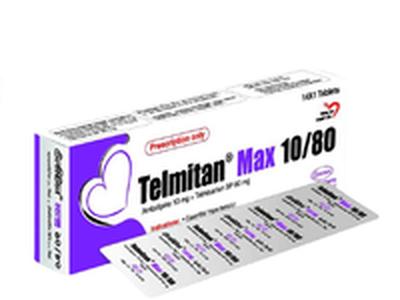 Telmitan Max 10/80 10/80mg Tablet