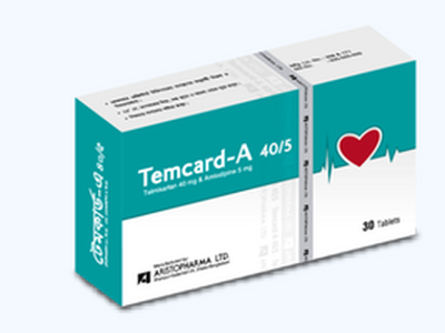 Temcard-A 5/40 5mg+40mg Tablet