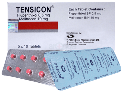Tensicon 500 mcg + 10 mg Tablet