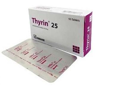 Thyrin 25 25mcg Tablet